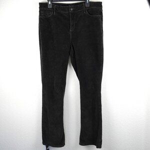 NYDJ Barbara Bootcut Corduroy Pants Black Size 16